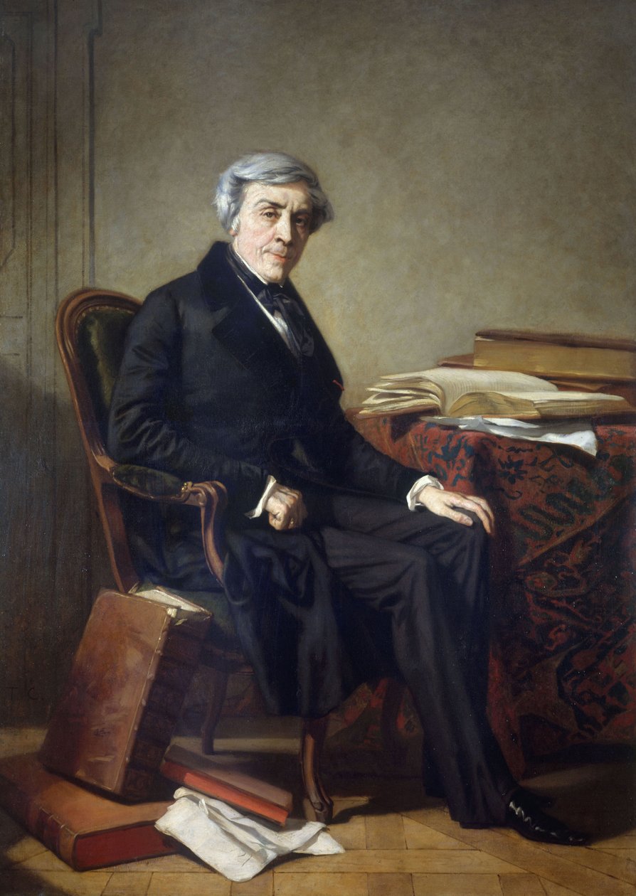 Jules Michelet portréja 1798-1874, 1865 körül. alkotó: Thomas Couture