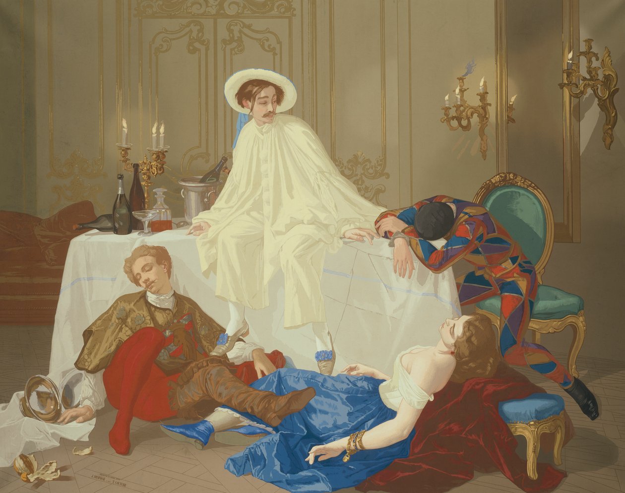 Az álarcosbál utáni vacsora alkotó: Thomas Couture