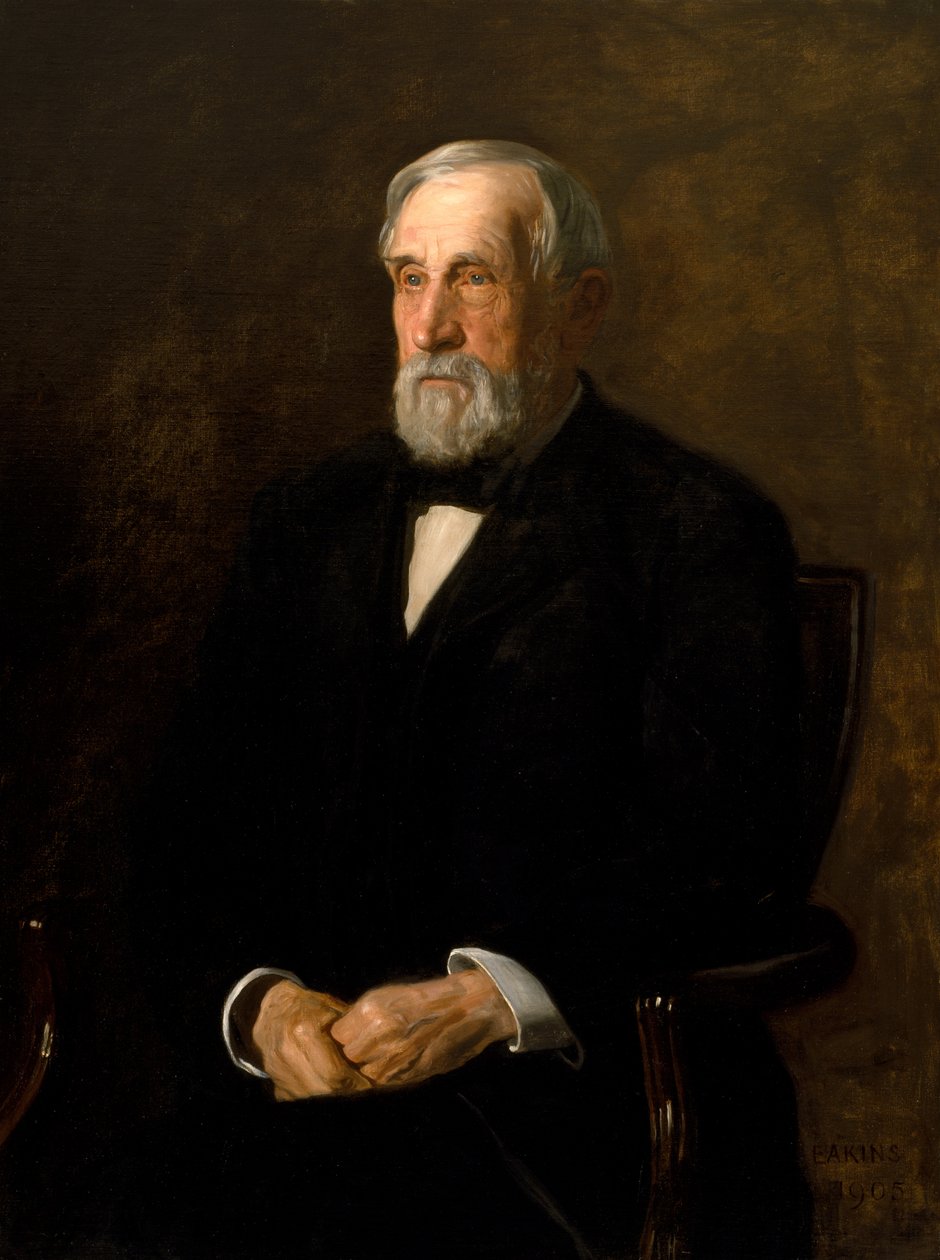 John B. Gest portréja alkotó: Thomas Cowperthwait Eakins
