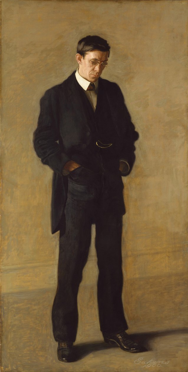 A gondolkodó: Louis N. Kenton portréja alkotó: Thomas Cowperthwait Eakins
