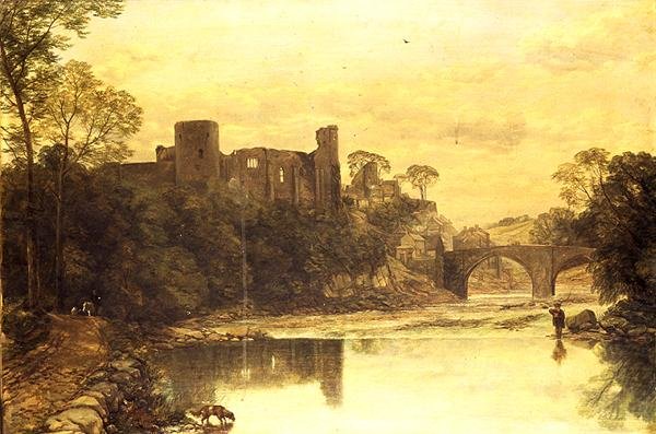 Barnard Castle On The Tees (olaj, vászon) alkotó: Thomas Creswick