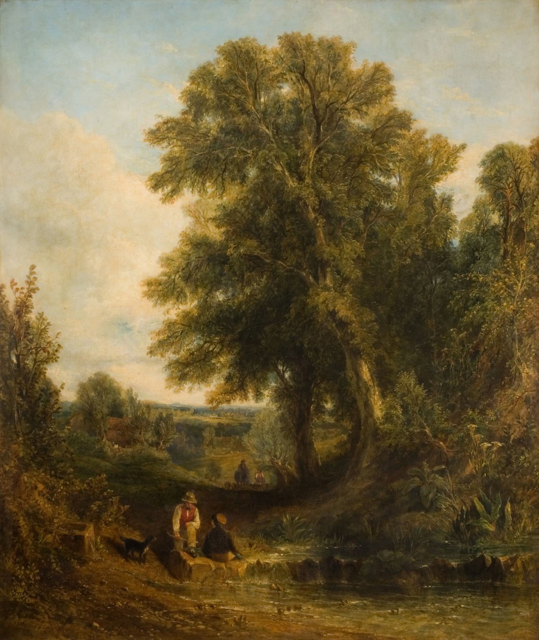 Angol táj, 1829. alkotó: Thomas Creswick