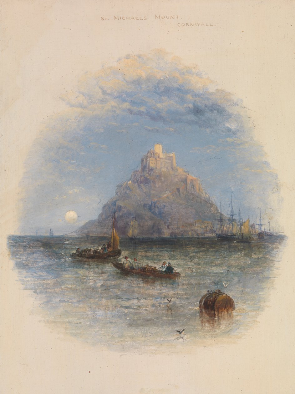 Szent Mihály-hegy, Cornwall alkotó: Thomas Creswick