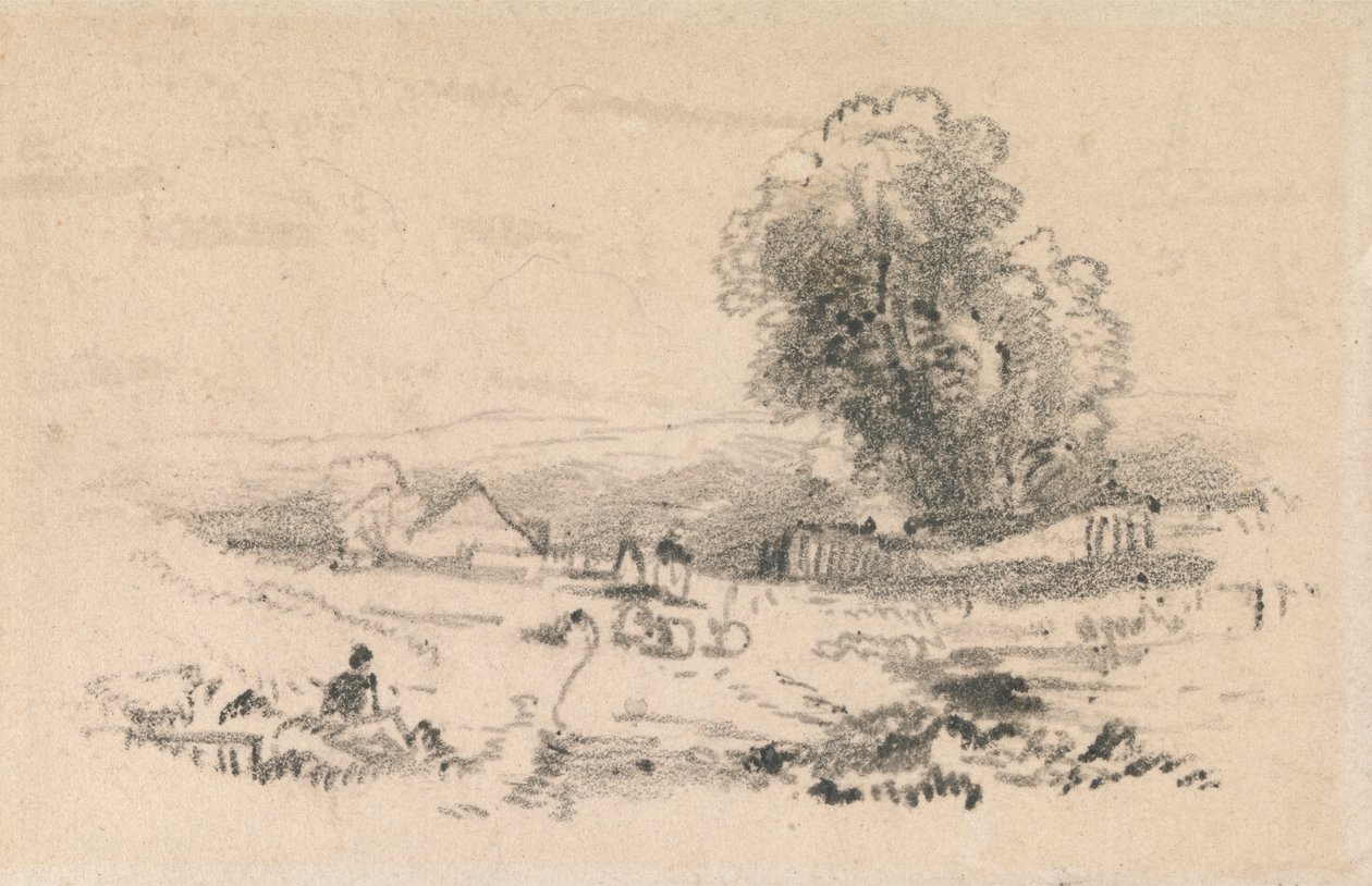 Út a faluba alkotó: Thomas Creswick