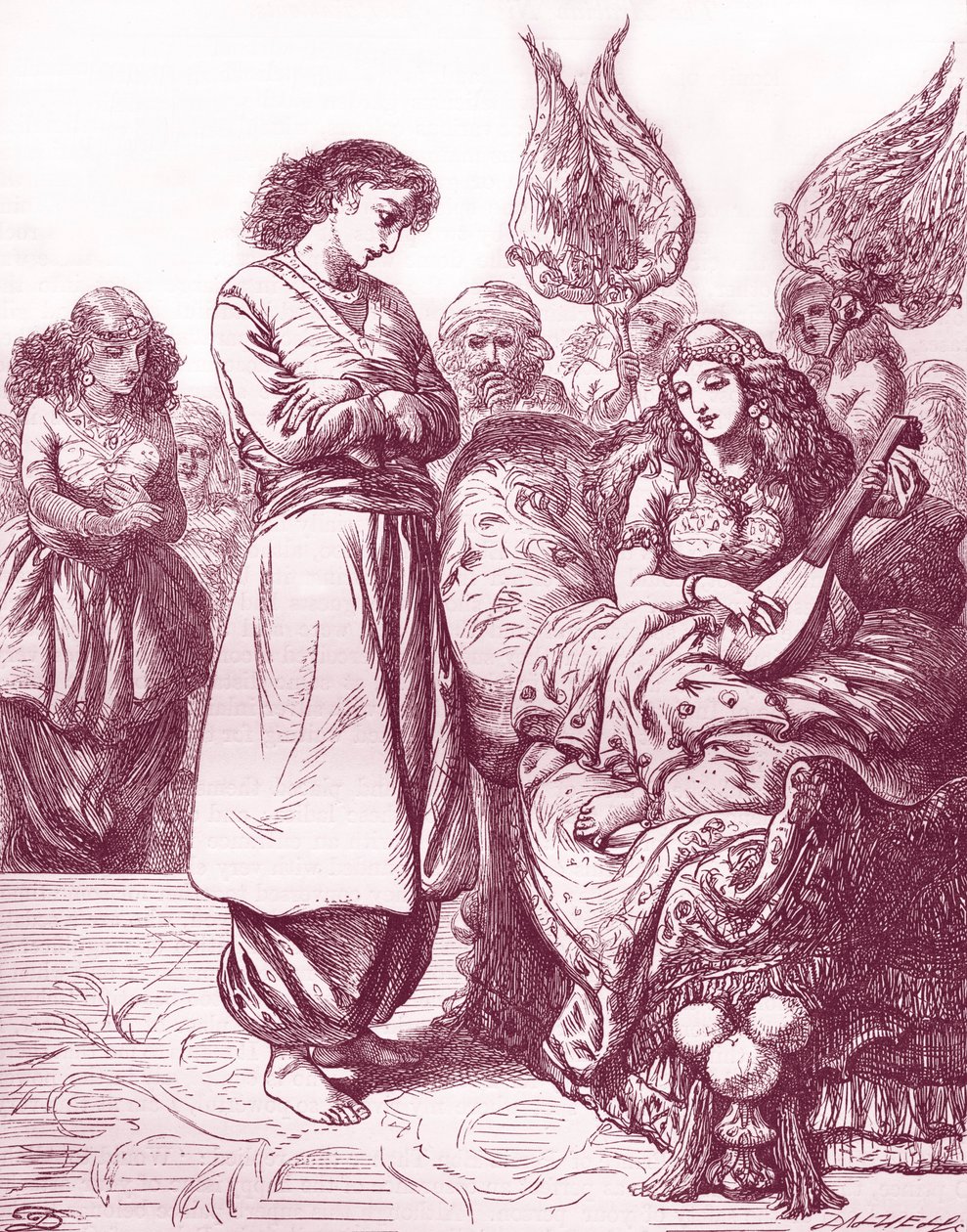 Arab éjszakák mese - alkotó: Thomas Dalziel