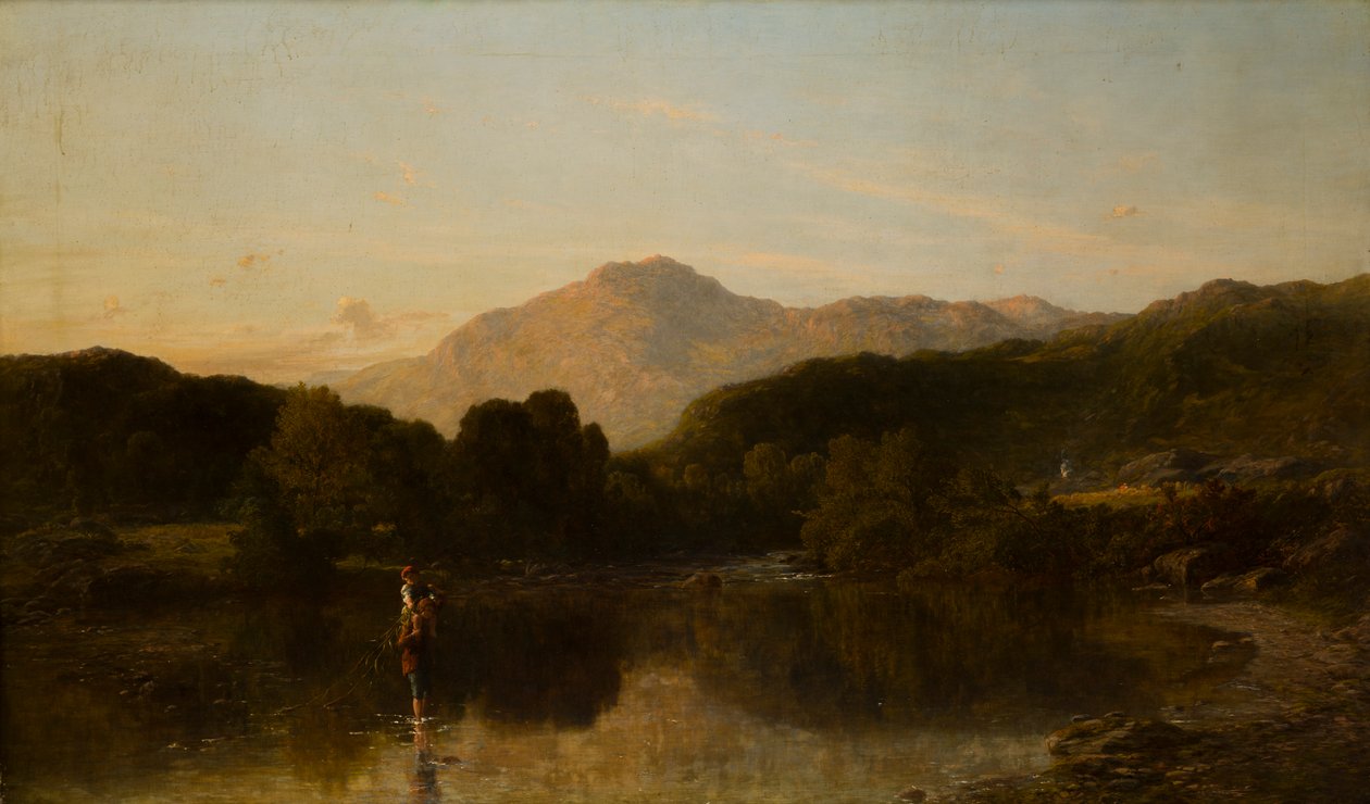 Hegyvidéki folyókép, 1838-86 (olaj, vászon) alkotó: Thomas Danby