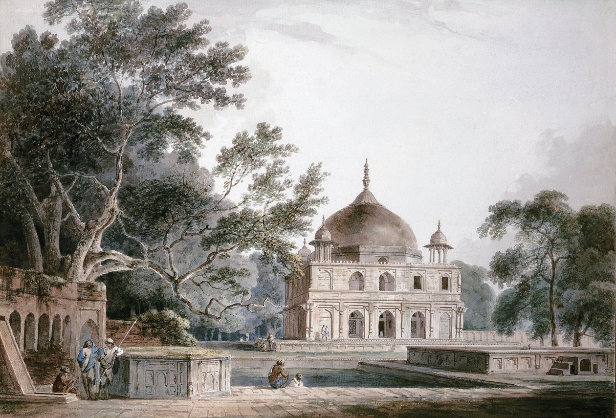 Khusrau herceg mauzóleuma, Allahabad, Uttar Pradesh, alkotó: Thomas Daniell