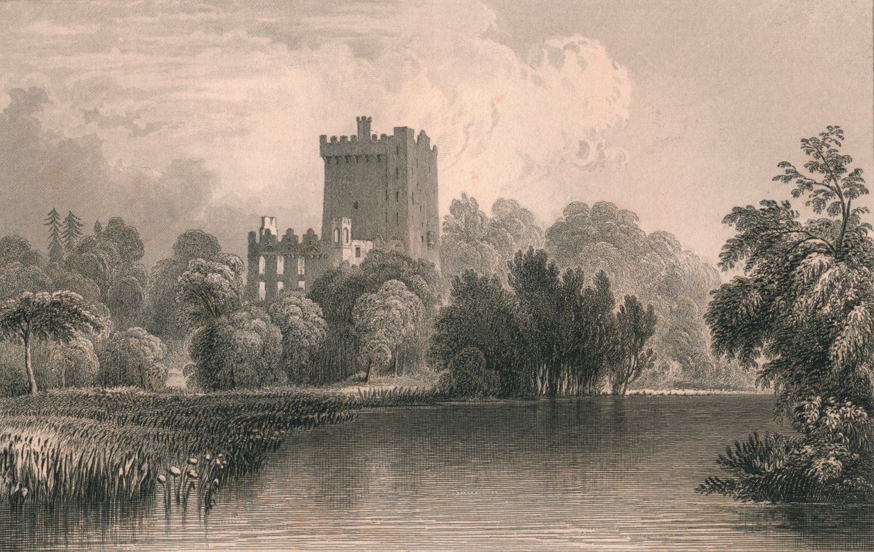 „Blarney Castle, Co. Cork”, 1831. alkotó: Thomas Dixon