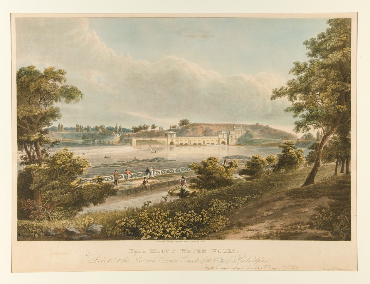 Fairmount Water Works (Philadelphia) alkotó: Thomas Doughty