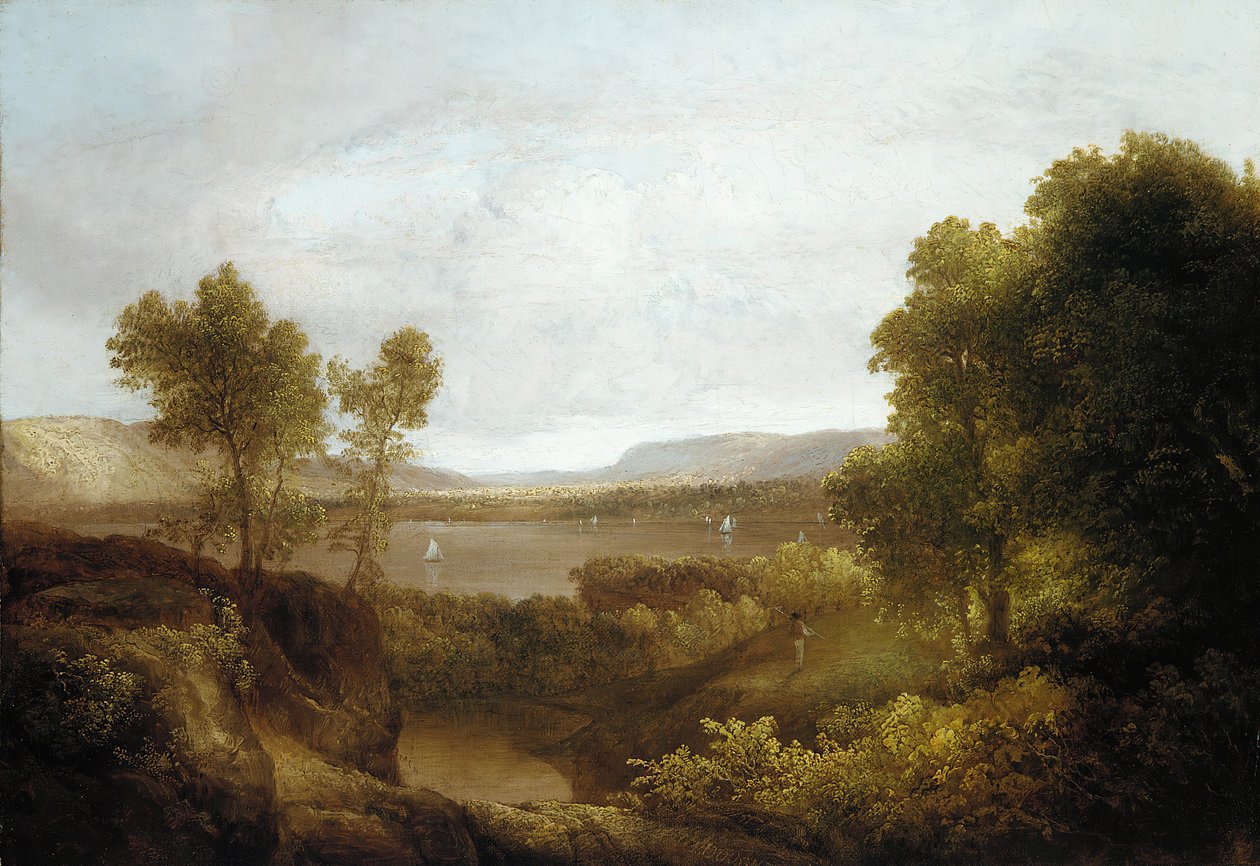 A Hudsonon, 1830-35. alkotó: Thomas Doughty