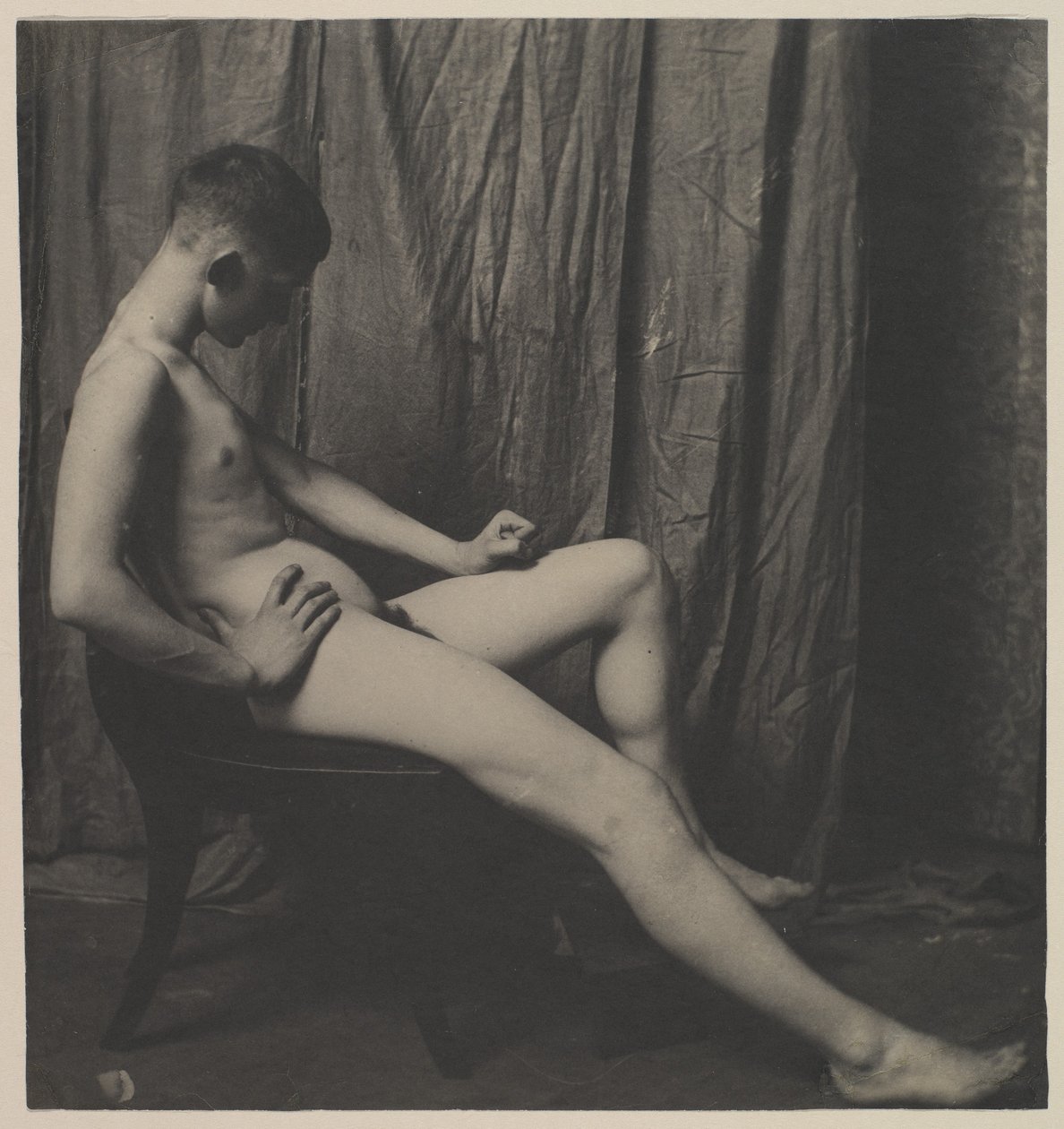 Bill Duckett aktja a Philadelphiai Művészeti Diákligában alkotó: Thomas Eakins