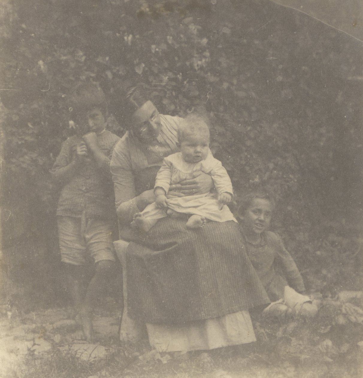 [Frances Crowell és gyermekei] alkotó: Thomas Eakins