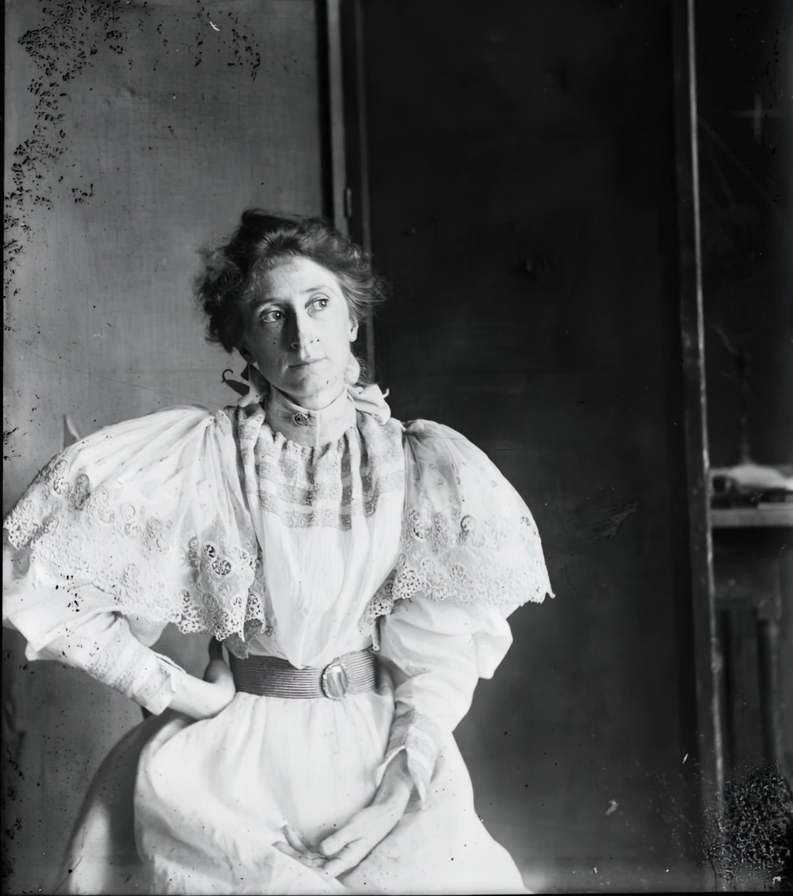 Jennie Dean Kershaw Mrs. Samuel Murray, c. 1897. alkotó: Thomas Eakins