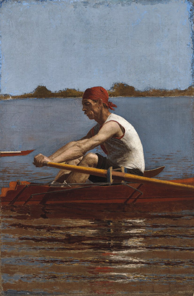 John Biglin egypárevezősben, 1874 alkotó: Thomas Eakins