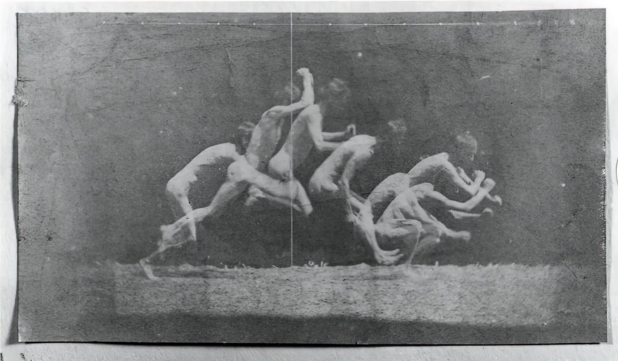 Marey Wheel fényképei George Reynoldsról, 1884. alkotó: Thomas Eakins