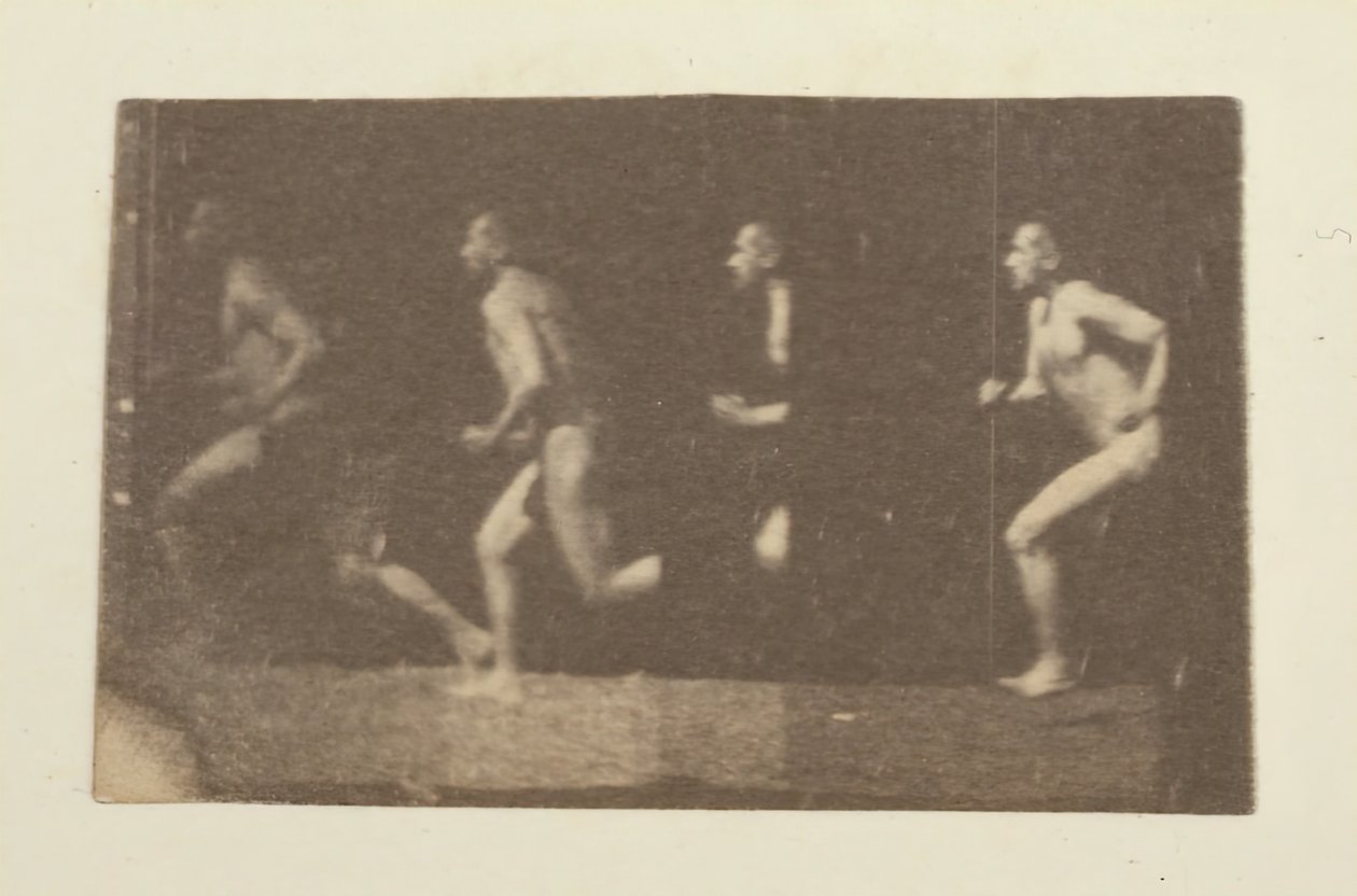 Marey Wheel fényképei Thomas Eakinsről, 1884. alkotó: Thomas Eakins