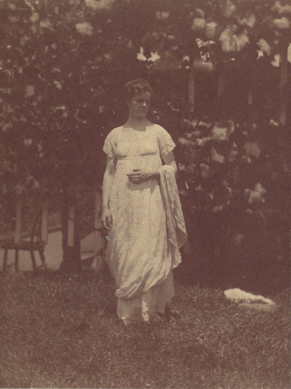 [Asszony. Louis Kentin Empire Dress-ben], 1880-as, 1880-as évek. alkotó: Thomas Eakins