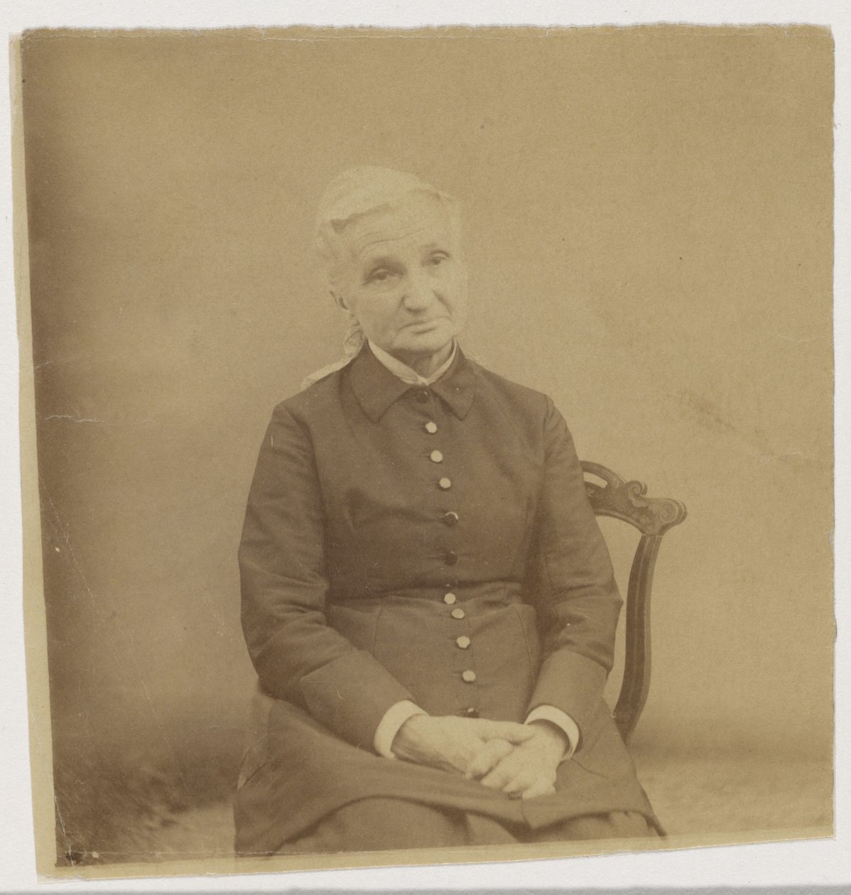 Ülő idős nő portréja alkotó: Thomas Eakins