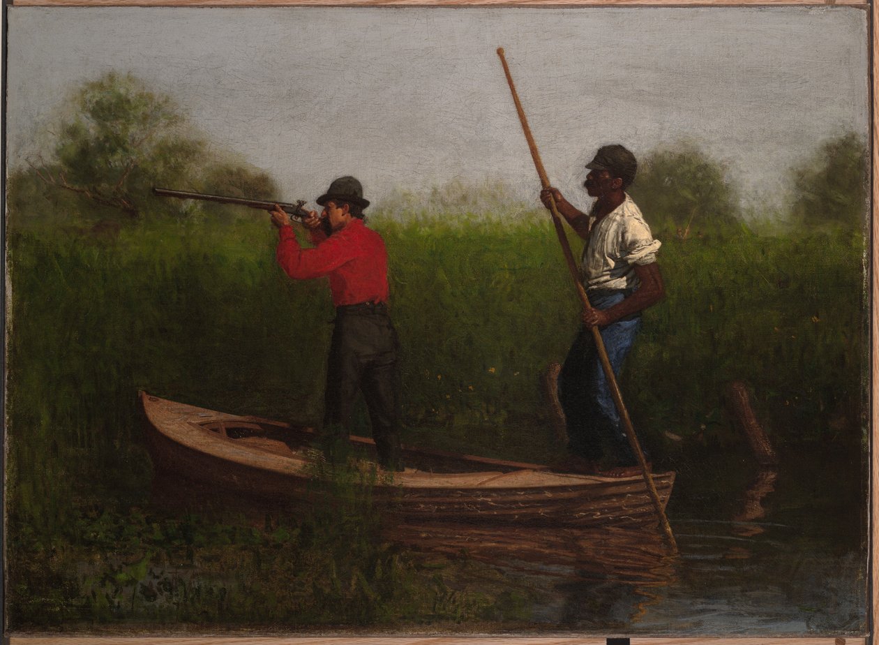 Rallvadászat a Delaware folyón alkotó: Thomas Eakins