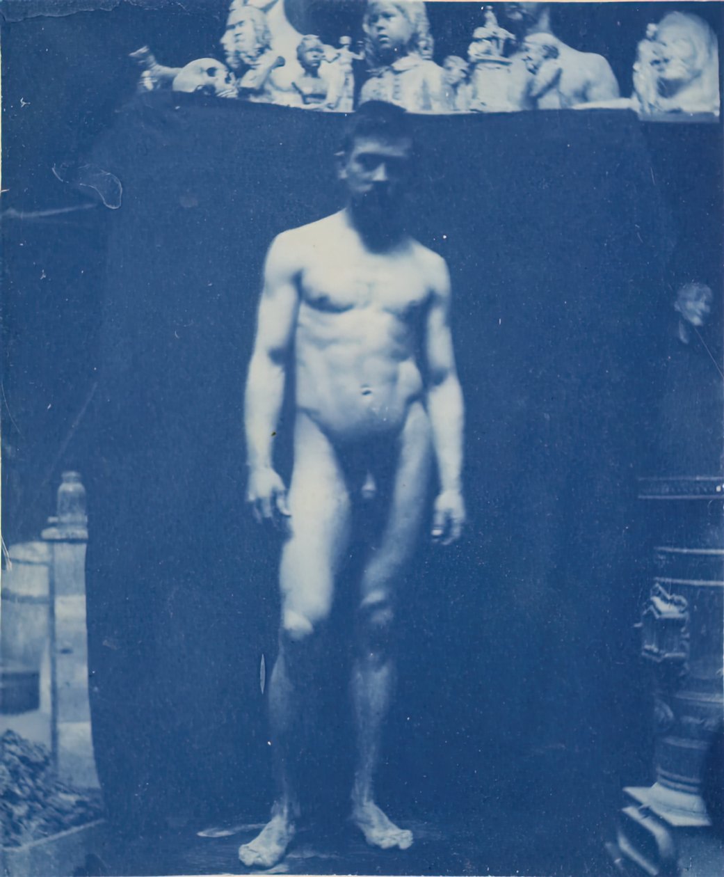 Álló akt Samuel Murray, c. 1890-1892. alkotó: Thomas Eakins