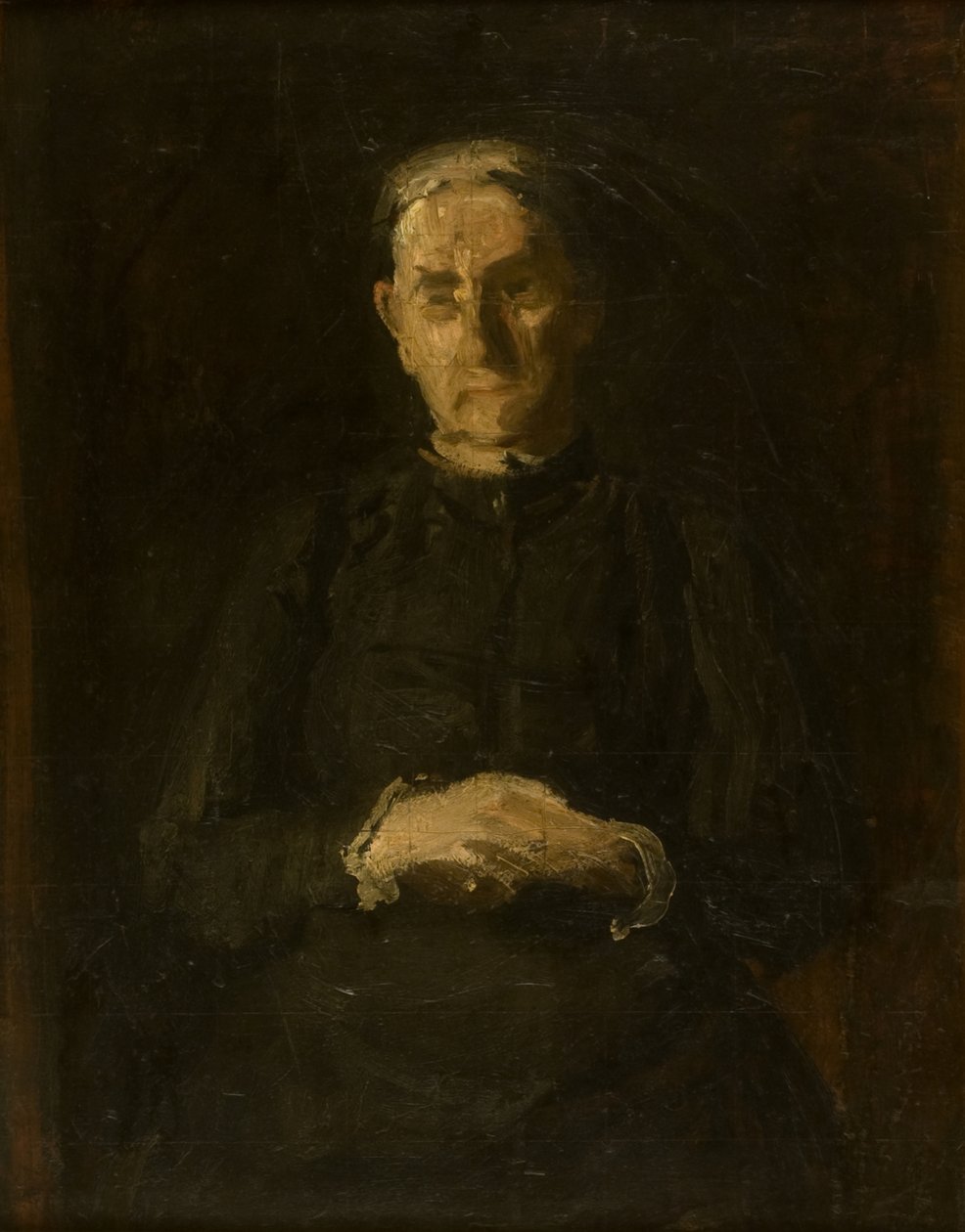 Elizabet Duane Gillespie asszony portréjához készült vázlat alkotó: Thomas Eakins