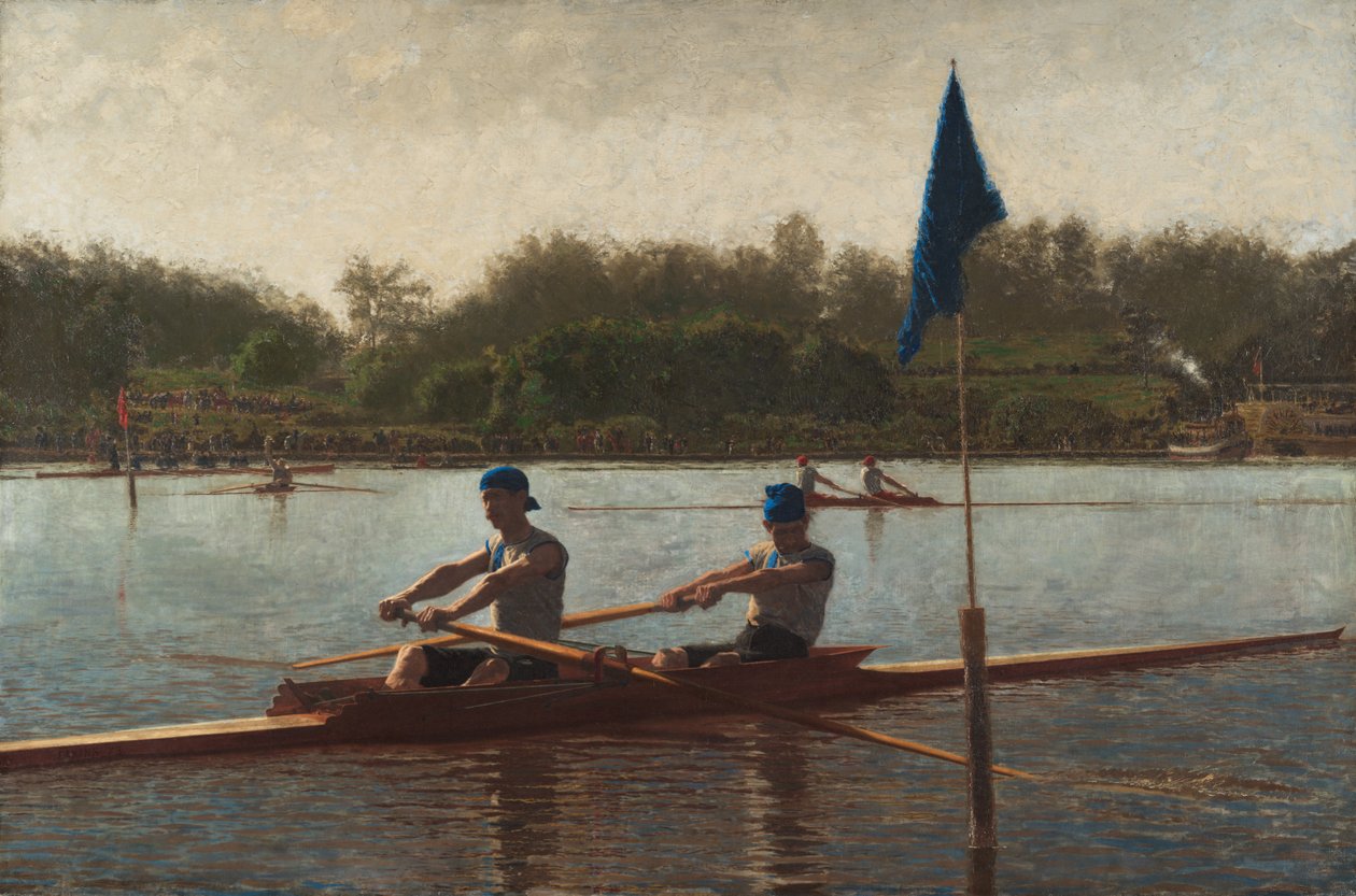 A Biglin testvérek a karó megfordításával alkotó: Thomas Eakins