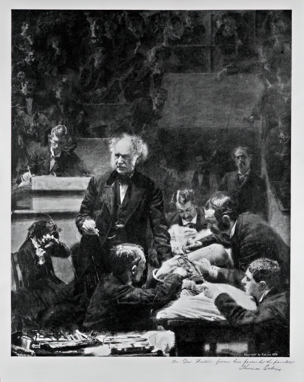 The Gross Clinic, 1876. alkotó: Thomas Eakins