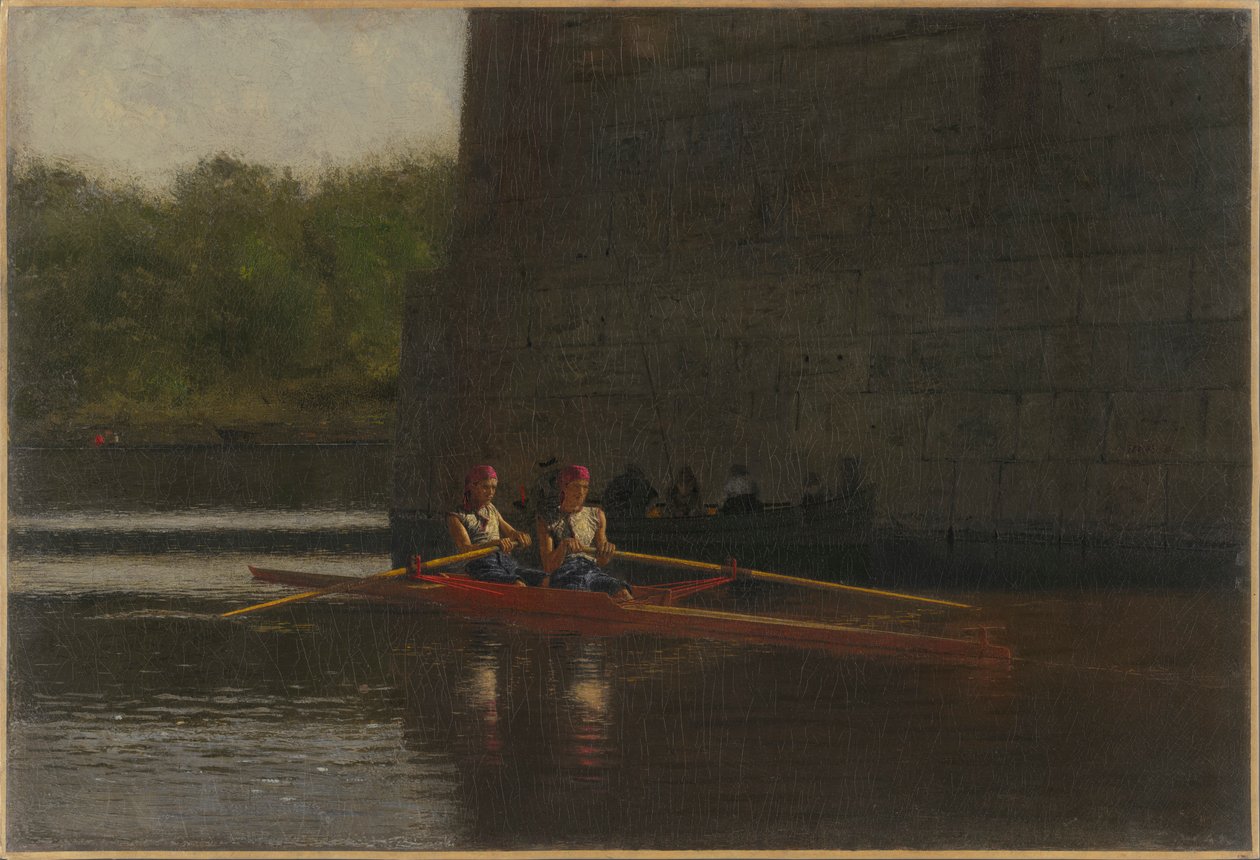 Az evezősök (A Schreiber testvérek) alkotó: Thomas Eakins