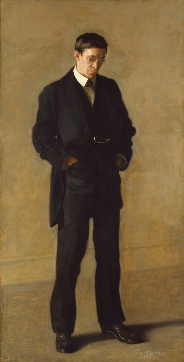 A gondolkodó: Louis N. Kenton portréja, 1900. alkotó: Thomas Eakins