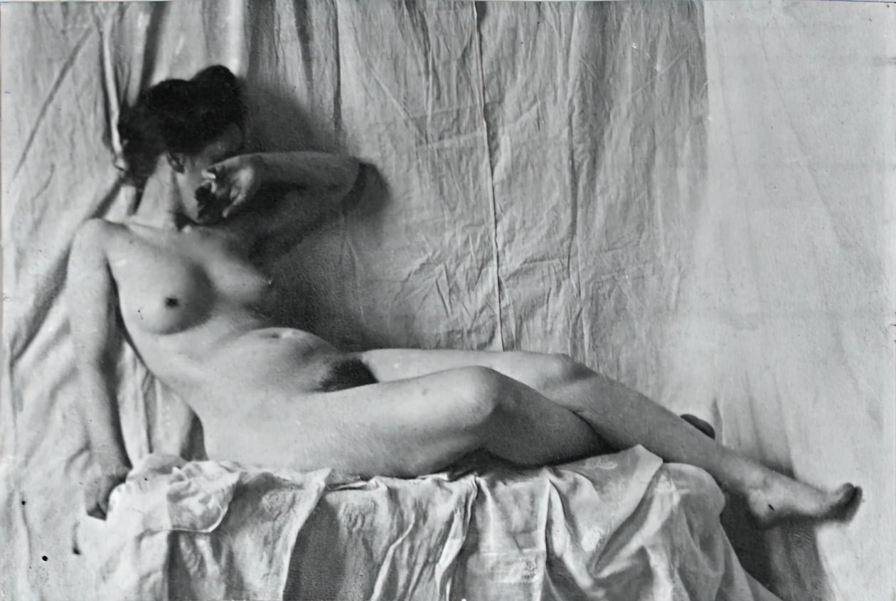Azonosítatlan modell, c. 1886-1892. alkotó: Thomas Eakins