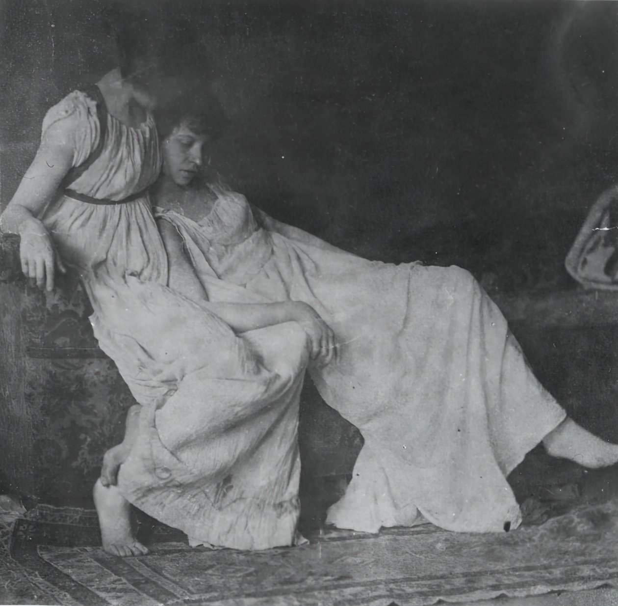 Azonosítatlan modellek görög kosztümökben, c. 1883. alkotó: Thomas Eakins