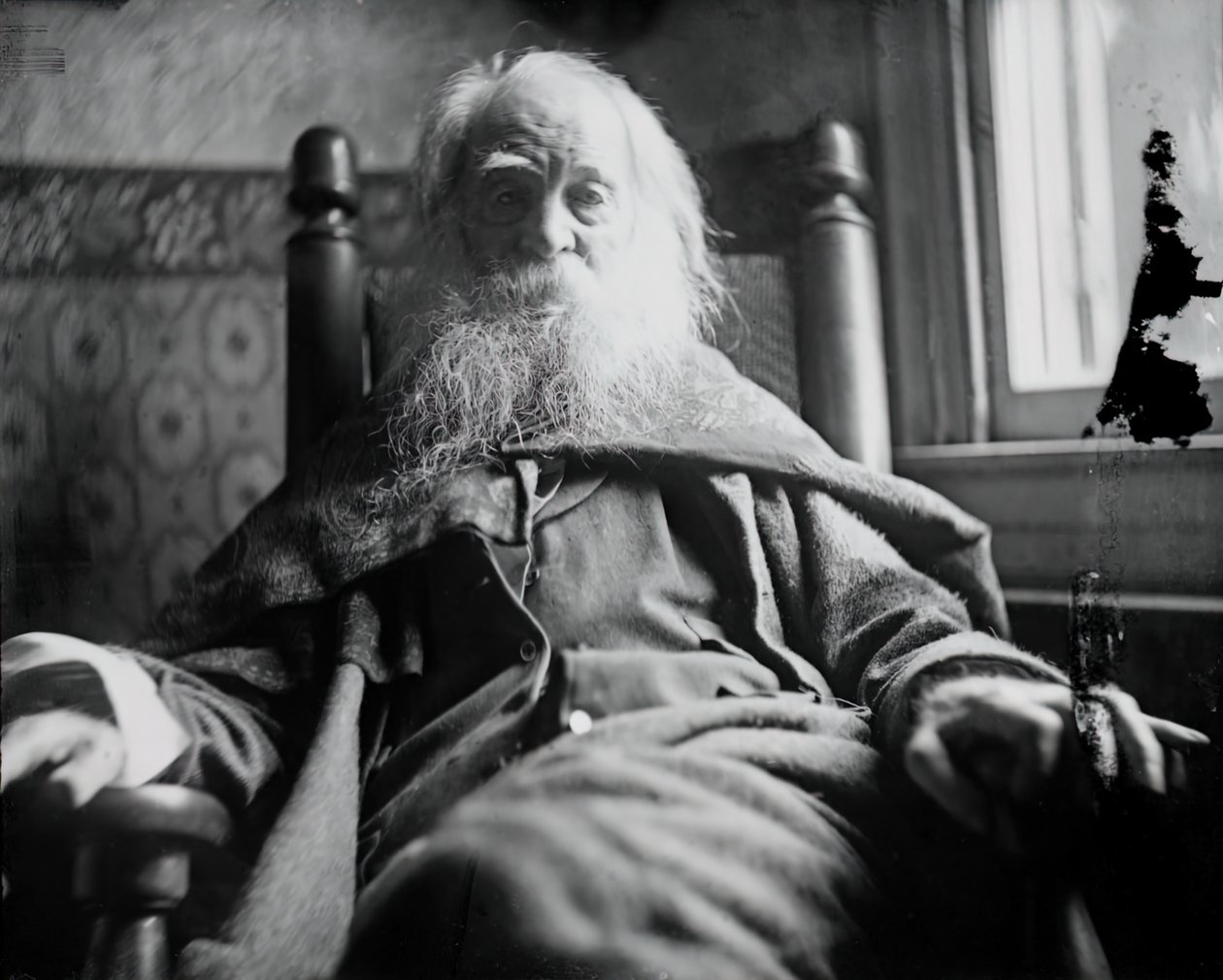 Walt Whitman Camdenben, N.J., kb. 1891. alkotó: Thomas Eakins