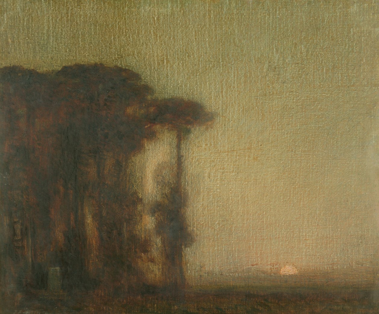Béke, 1910 körül (olaj, vászon) alkotó: Thomas Edwin Mostyn