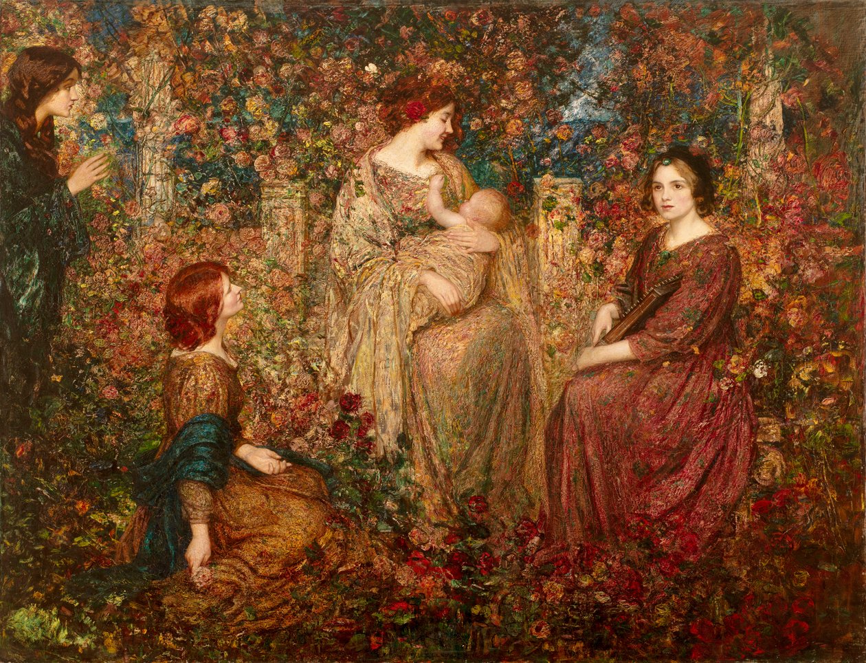 A gyermek (olaj, vászon) alkotó: Thomas Edwin Mostyn