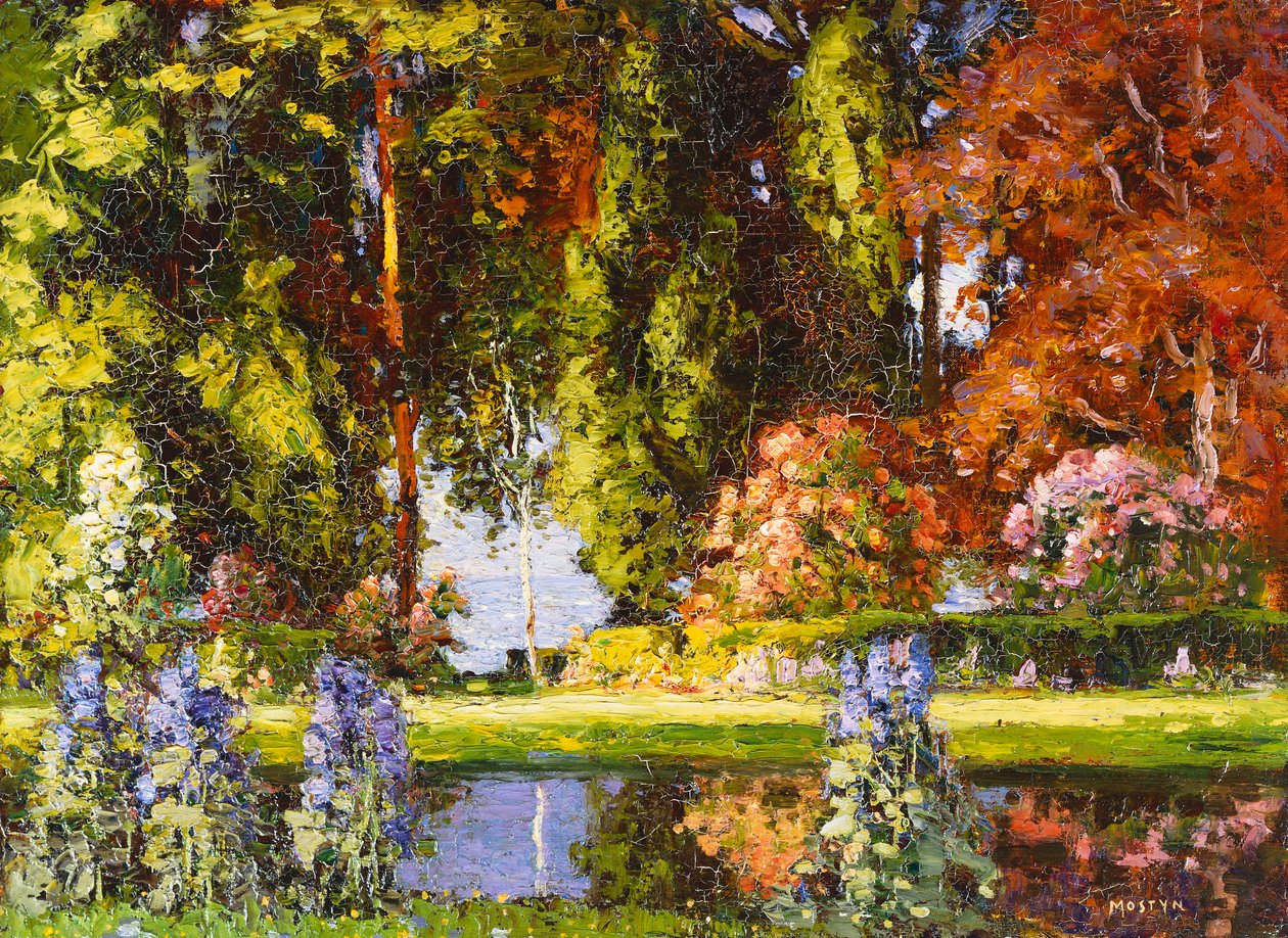 A kert a tenger mellett alkotó: Thomas Edwin Mostyn