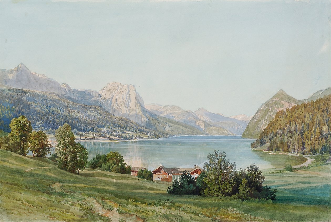 A Grundlsee Stájerországban alkotó: Thomas Ender