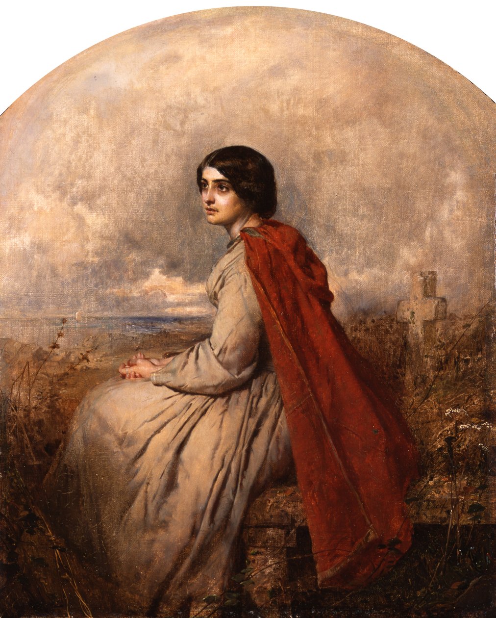 Evangeline (olaj, vászon) alkotó: Thomas Faed