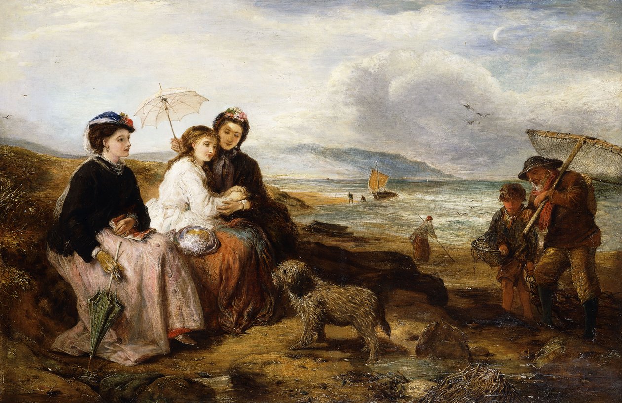 A tengerparton, 1877 alkotó: Thomas Falcon Marshall