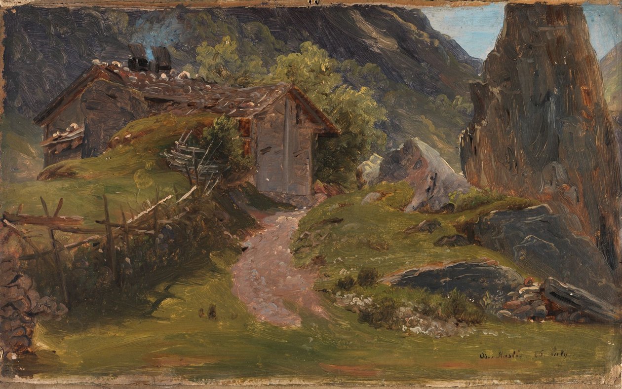 Az Oberhasliból, Svájcból alkotó: Thomas Fearnley