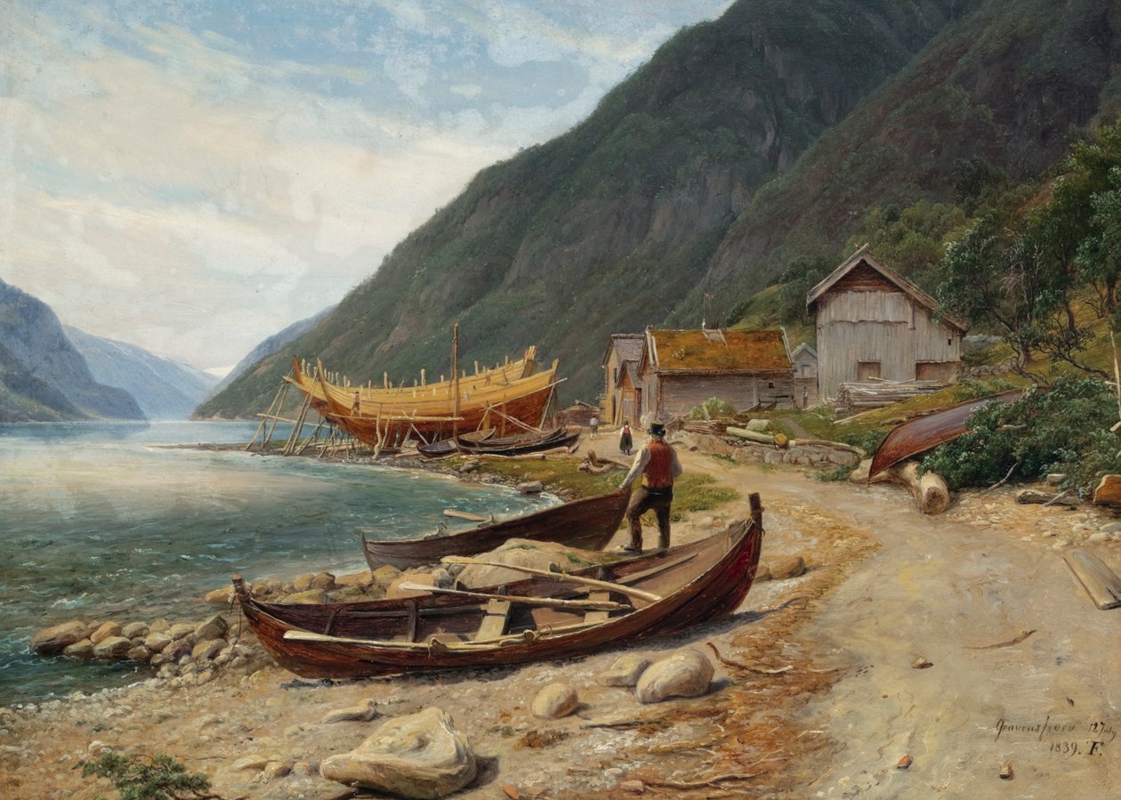 Gravensfjord alkotó: Thomas Fearnley