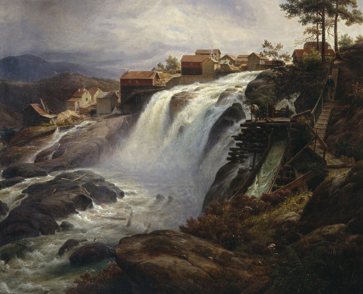 Haugfoss alkotó: Thomas Fearnley