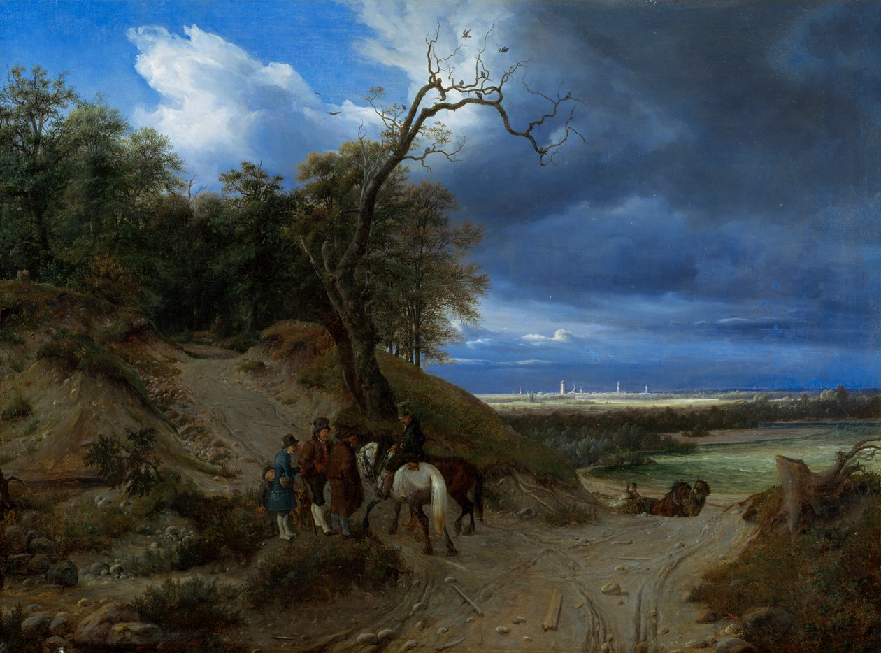 München a zivatar után alkotó: Thomas Fearnley