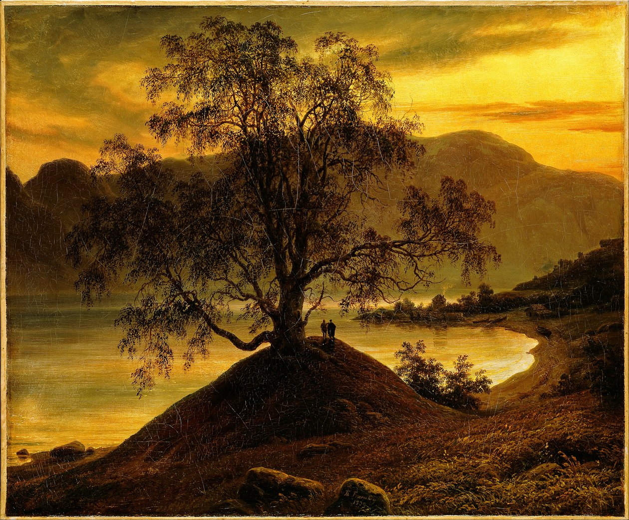 Öreg nyírfa a Sognefjordnál alkotó: Thomas Fearnley