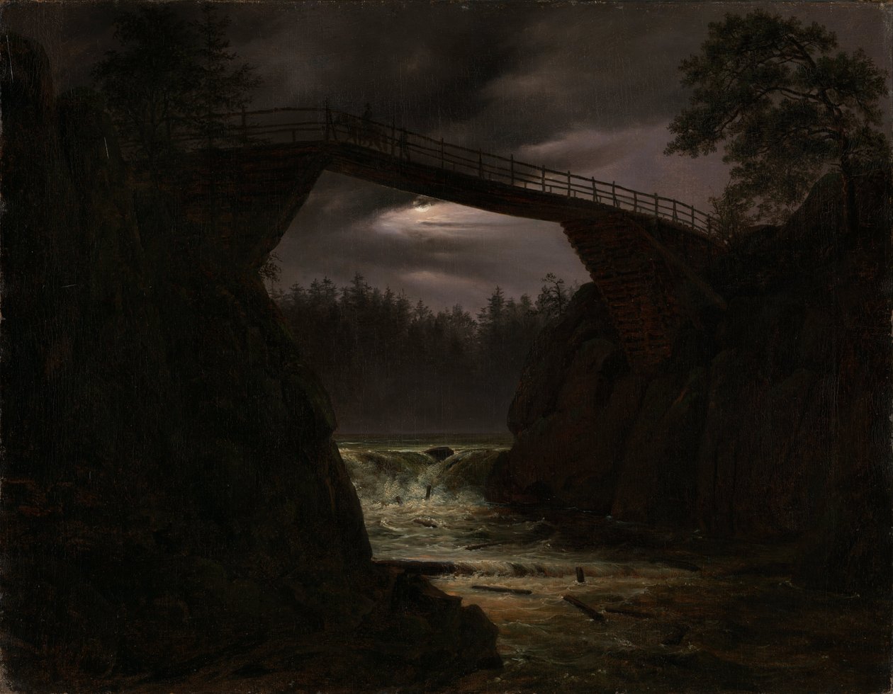 A Hauge híd Arendal külterületén alkotó: Thomas Fearnley