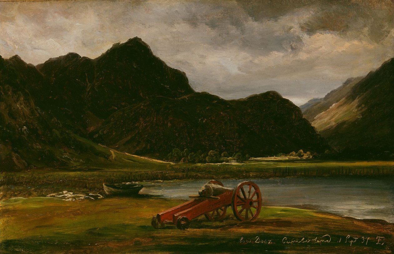 A Derwentwater-i ágyú alkotó: Thomas Fearnley
