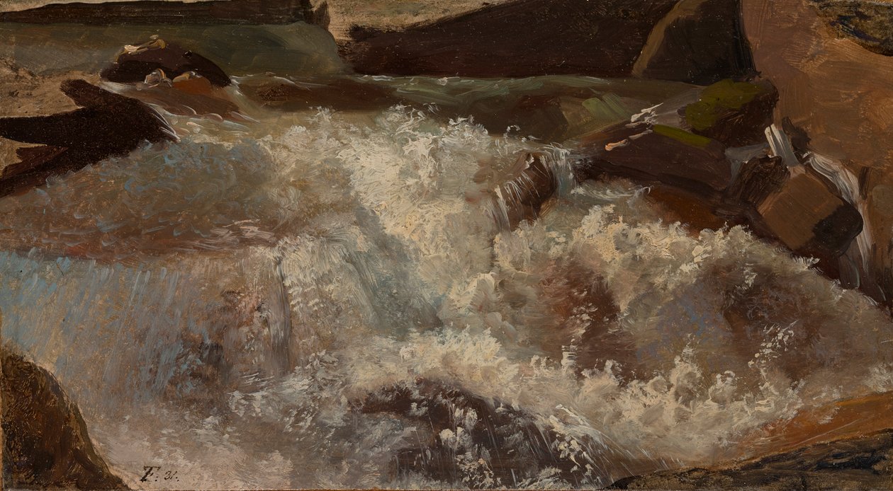 Vadvíz. természeti tanulmány alkotó: Thomas Fearnley