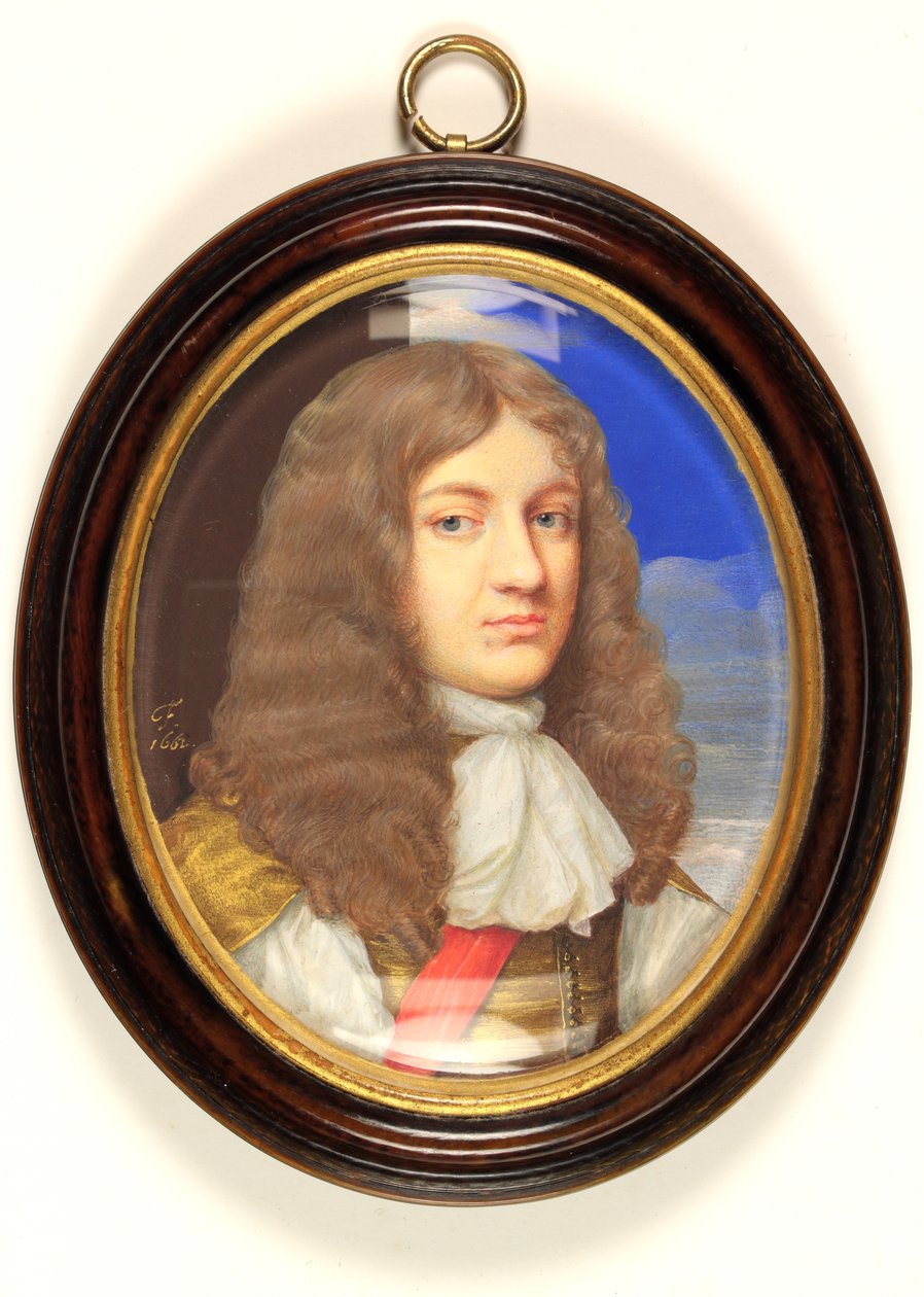 Egy úriember, amelyet hagyományosan Sir John Egertonként azonosítanak (akvarell pergamen) alkotó: Thomas Flatman