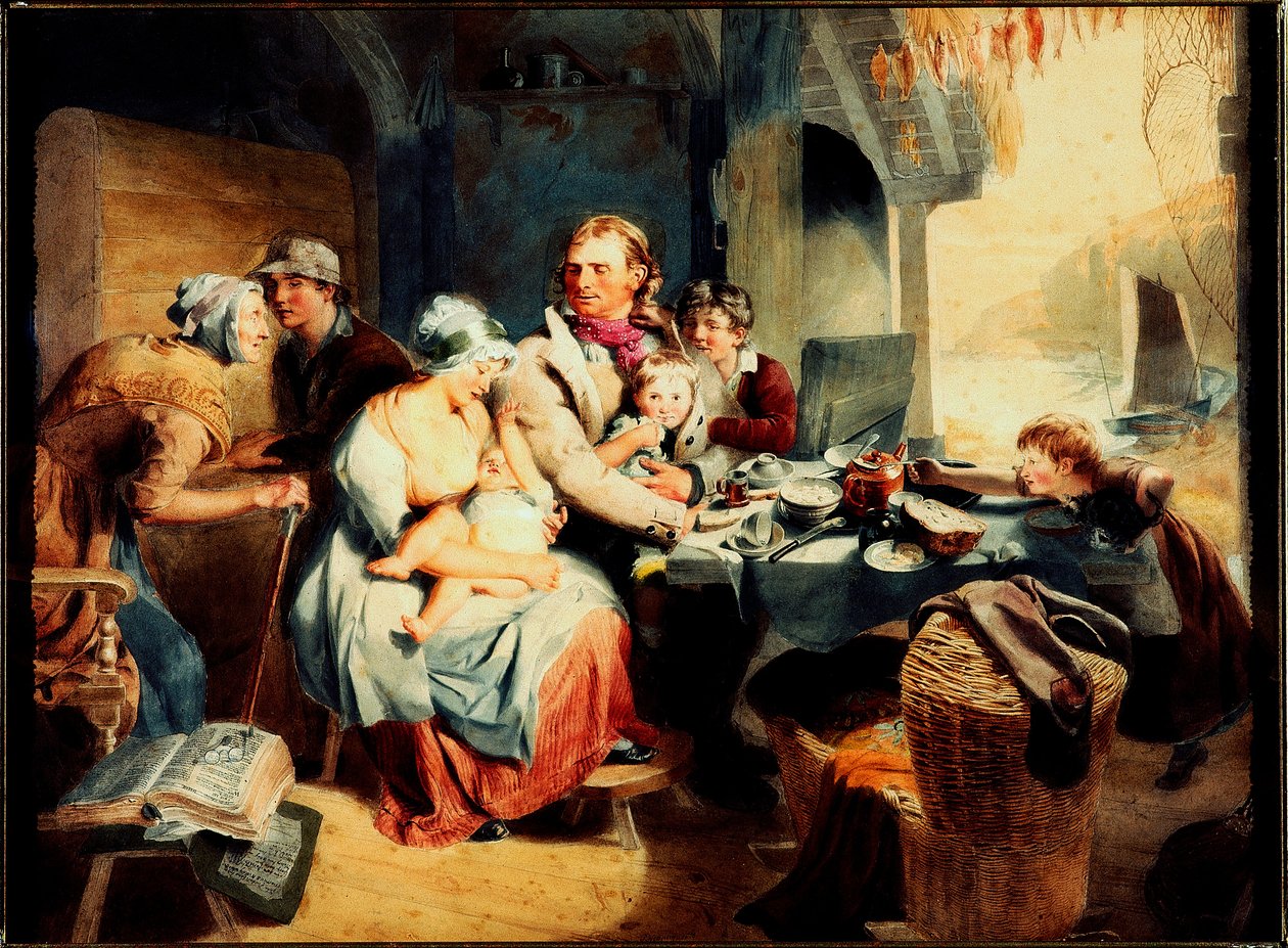 Halászkunyhó, 1810 (wc, vászonpapír) alkotó: Thomas Frank Heaphy