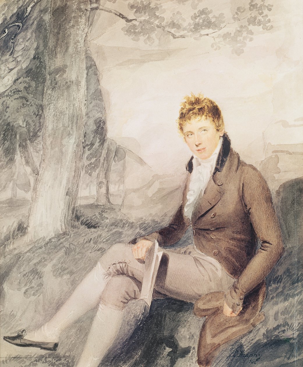 Henry John Temple (1784-1865) 3. Palmerston vikomt portréja, 1802 alkotó: Thomas Frank Heaphy