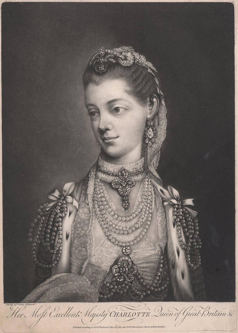 Legkiválóbb Őfelsége Charlotte, Nagy-Britannia királynője alkotó: Thomas Frye
